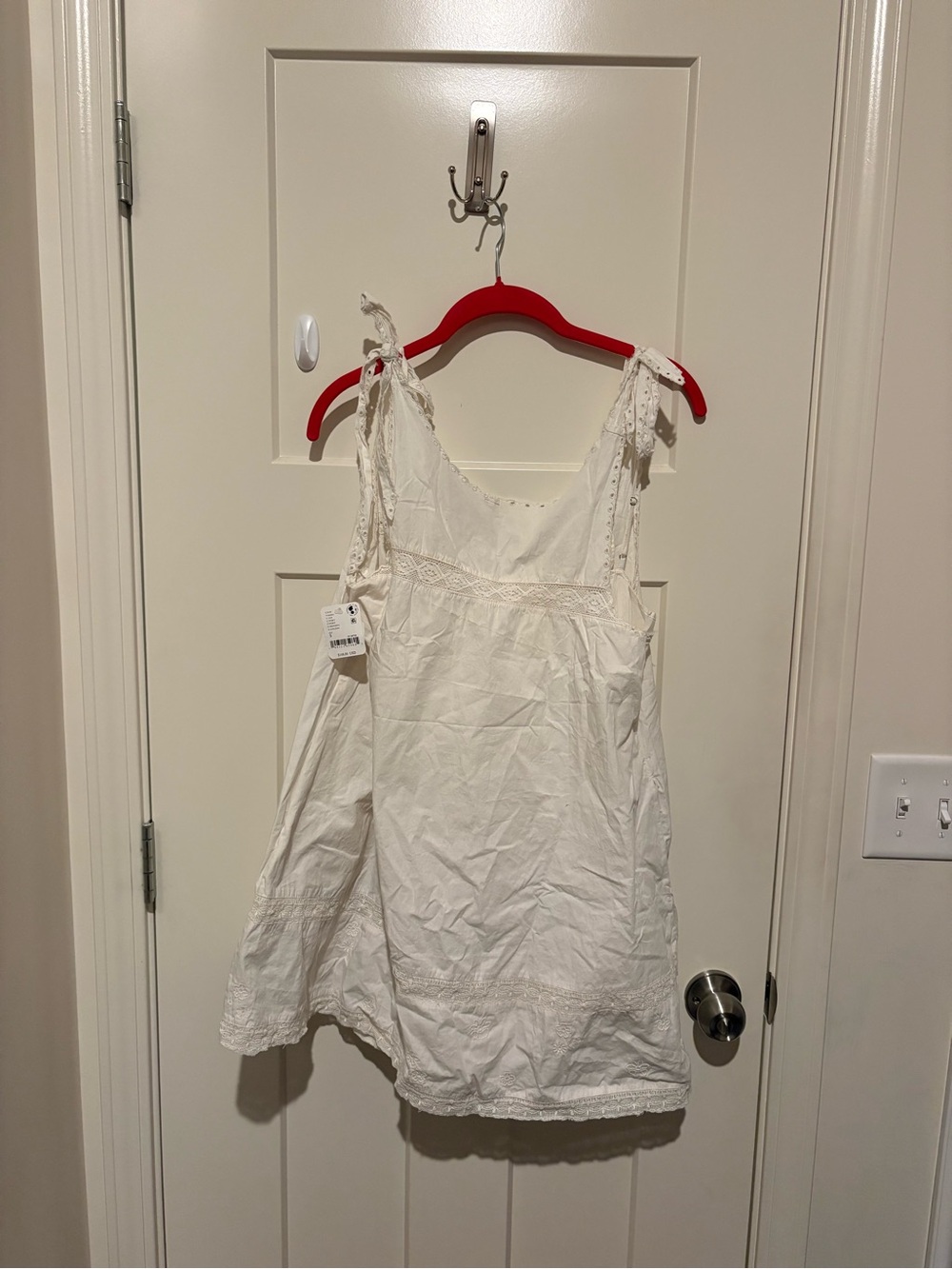 Free People Penelope Mini Dress Ivory Small NWT - Picture 5 of 5